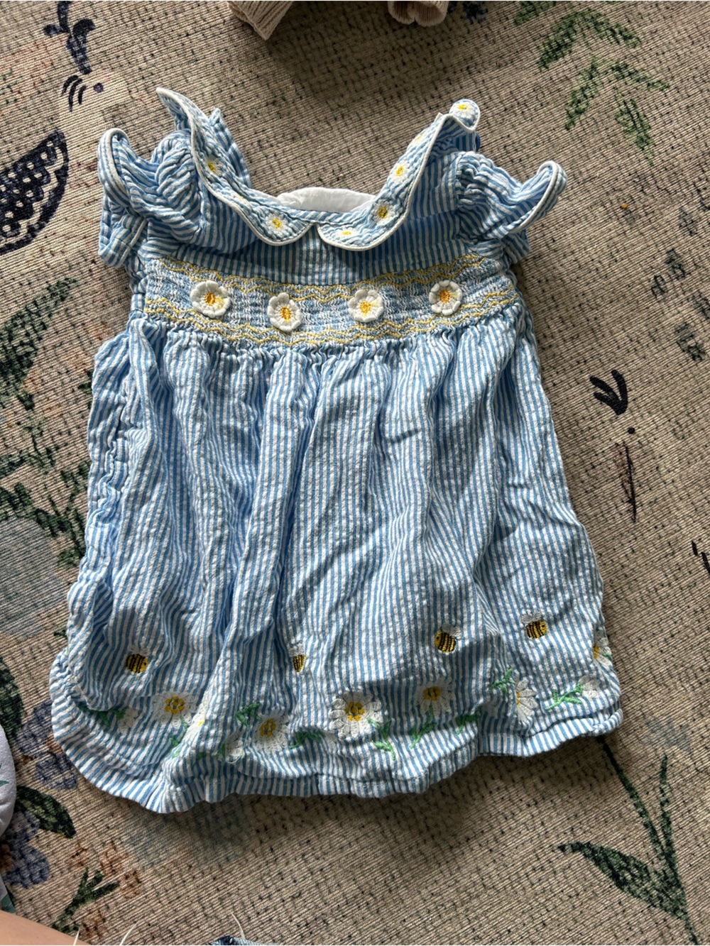 3/40$ 3-6 month adorable embroidered dress